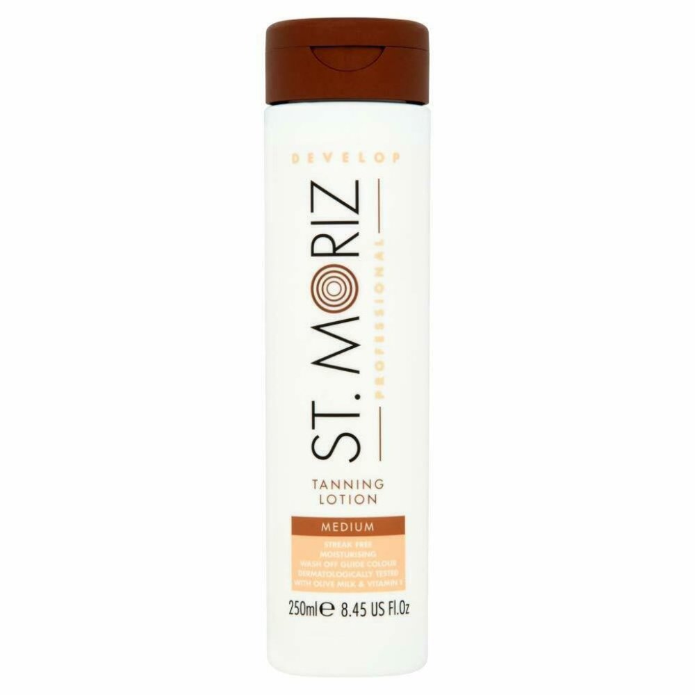 St. Moriz Professional Tanning Lotion, Medium 250m